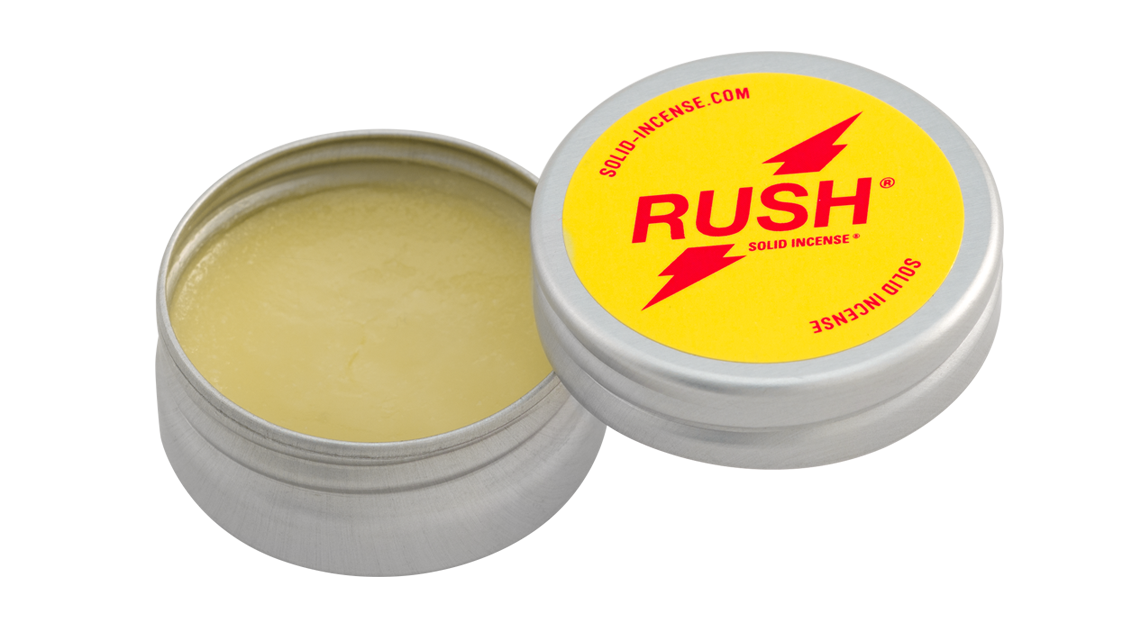 Rush Solid incense open